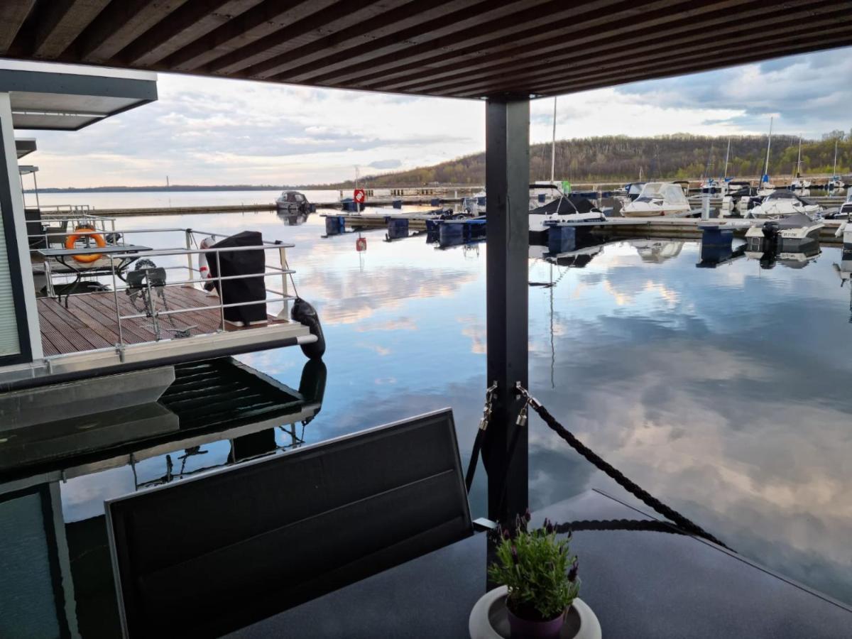 Hausboot Geiselruh Braunsbedra Exterior foto